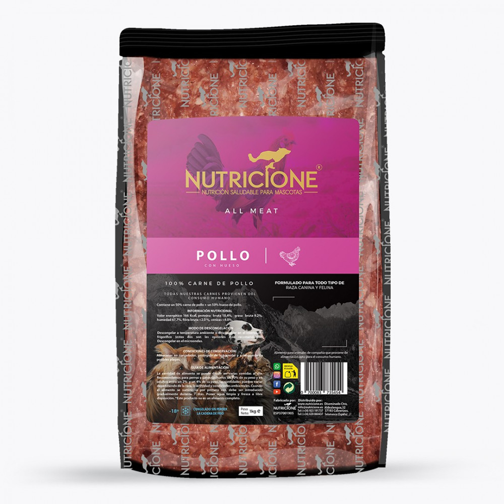 Dieta Barf Nutricione All Meat de Pollo