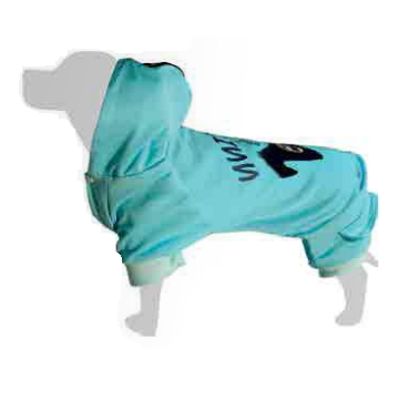 Arquivet Chandal azul con capucha para perros