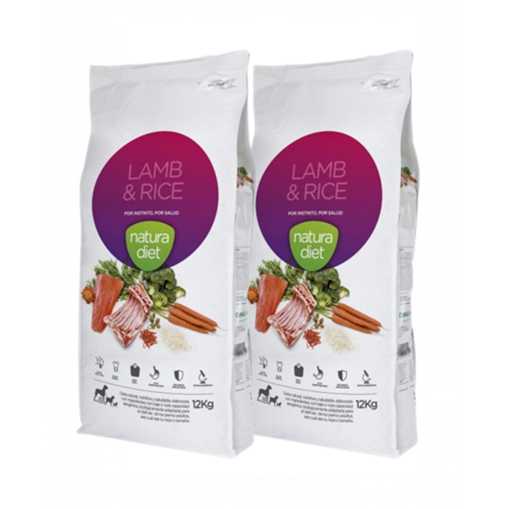 Natura Diet Lamb & Rice 2 x 12 kg