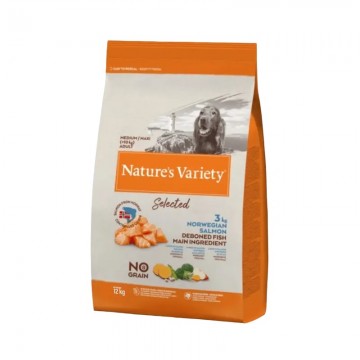 Nature's Variety Select GF Medium/Maxi Adult Salmon 12 Kg