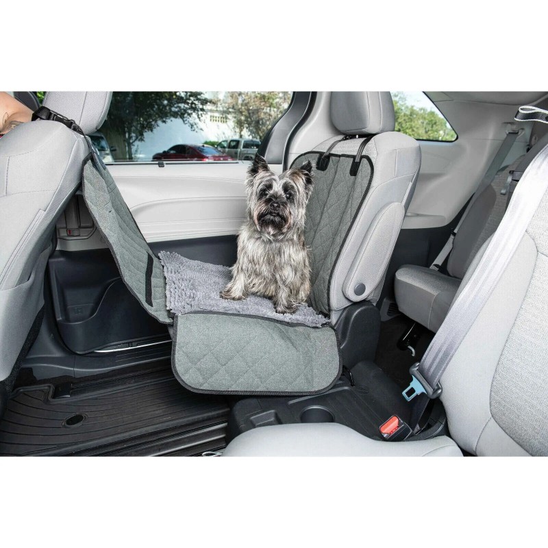 Funda de asiento de coche para perros Pawhut gris 160x145 cm_D00-137
