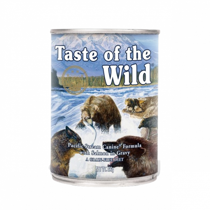 Taste of The Wild Comida Húmeda para Perros Stream Salmón PESO 390 gr
