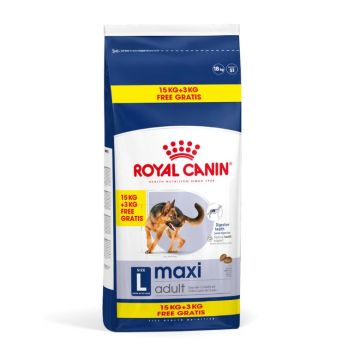 Royal Canin Maxi Adult 15 Kg + 3 kg