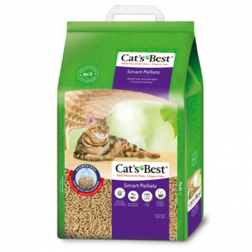 Cat´s Best Smart Pellets. Arena Ecológica Aglomerante para Gatos 20 l