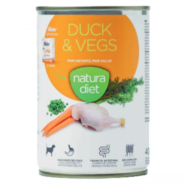 Natura Diet Lata Dog Duck & Vegs 400gr