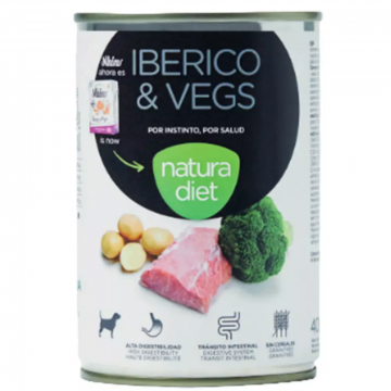 Natura Diet Lata Dog Iberico & Vegs 400 gr