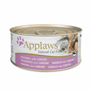 Applaws Lata Gatos 70 gr Caballa y Sardina