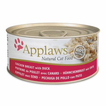 Applaws Lata Gatos 70 gr Pollo y pato