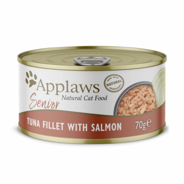 Applaws Lata Gatos Senior 70 gr Atún y Salmon