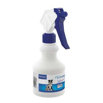 Virbac Spray antipulgas y garrapatas para perros y gatos Effipro Spray