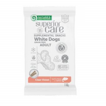 NATURE'S Protection SC White Dog Snack Clear Vision GF Salmón