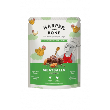 Harper and Bone 300 gr Pouch Albóndigas para Perros FLAVOURS FARM