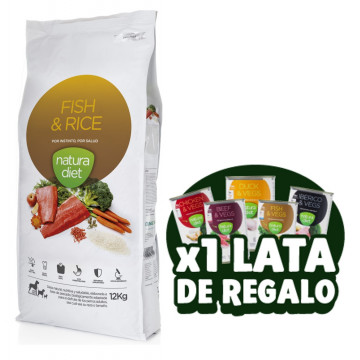 Natura Diet Fish & Rice LATA GRATIS