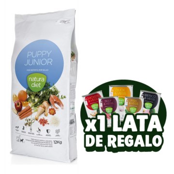 Natura Diet Puppy Junior LATA GRATIS