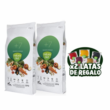 Natura Diet +7 2 x 12 kg LATAS GRATIS