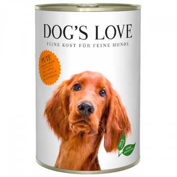 Dog´s Love Lata para Perros Adultos 400 Gr sabor pavo