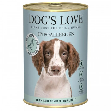 Dog´s Love Lata Hipoalergénica para Perros 400 Gr sabor pato