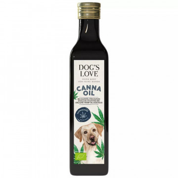 Dog´s Love Aceite de Cañamo para Perros y Gatos CANNA BIO 250 Ml