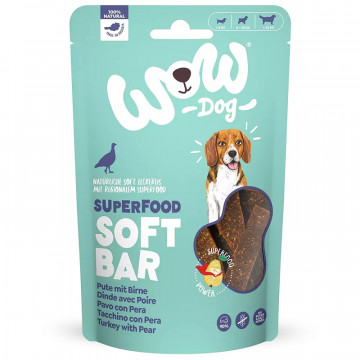 Wow Snacks Barritas de Pavo con Pera para Perros