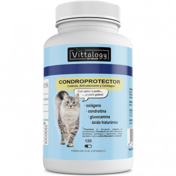 Vittalogy Condroprotector Para Gatos 120 Cápsulas