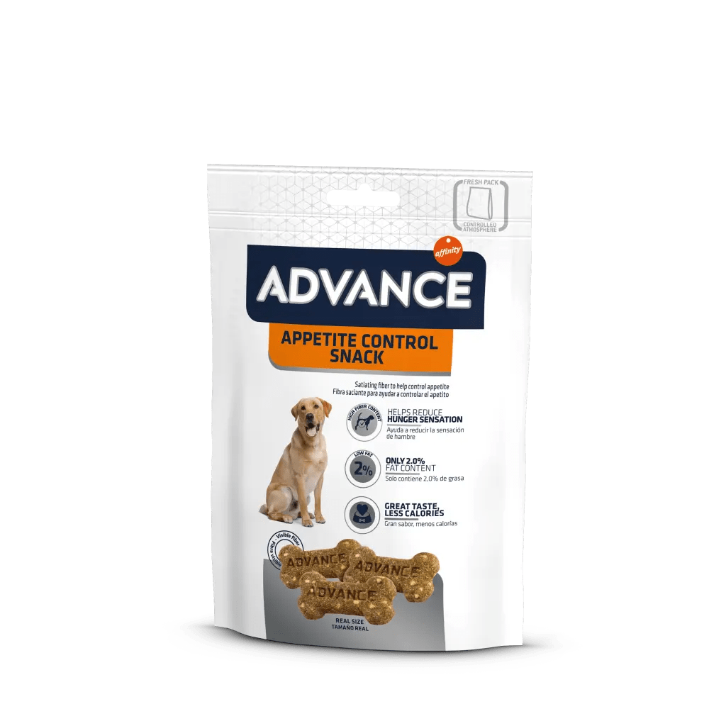 Advance Appetite Control Snacks para perros con efecto saciante PESO 150 gr