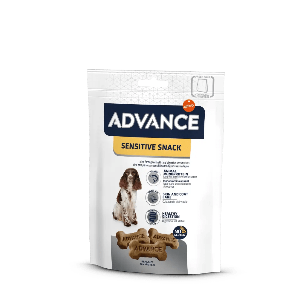 Advance Sensitive Snacks para perros con sensibilidad alimentaria